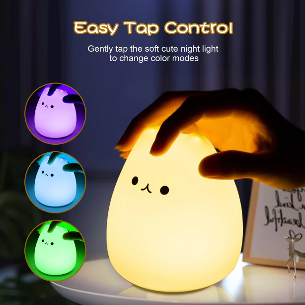 Cute Cat LED Color Changing Nightlight