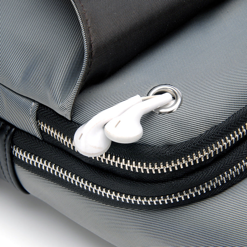 Crossbody USB Charge Waterproof Sling Bag
