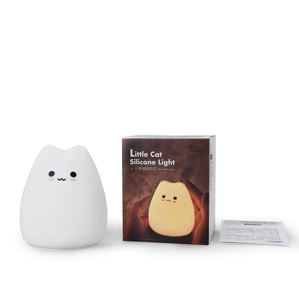 Cute Cat LED Color Changing Nightlight