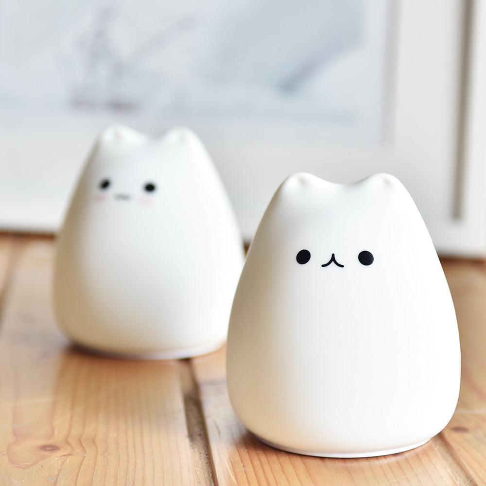 Cute Cat LED Color Changing Nightlight