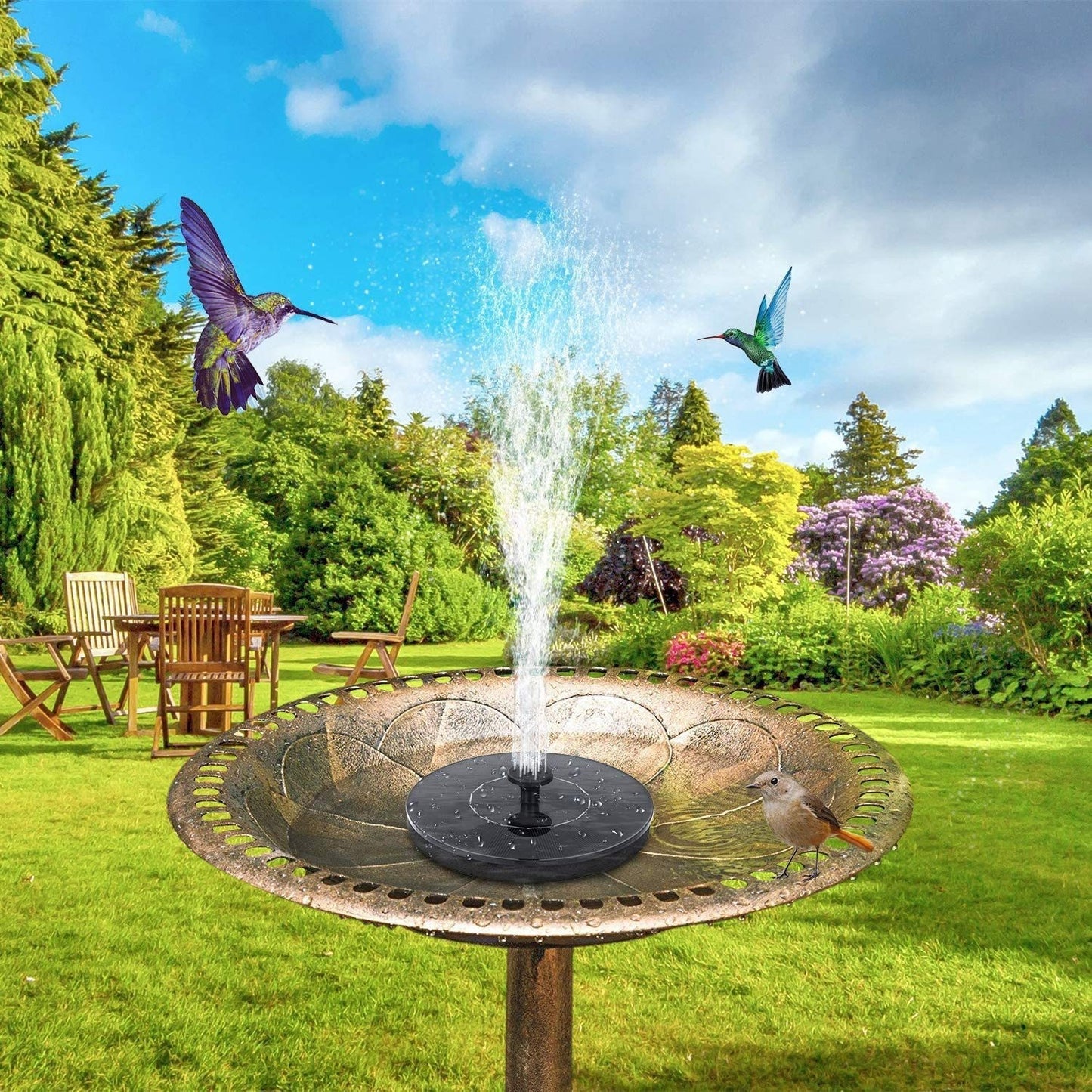 Solar Bird Bath Fountain