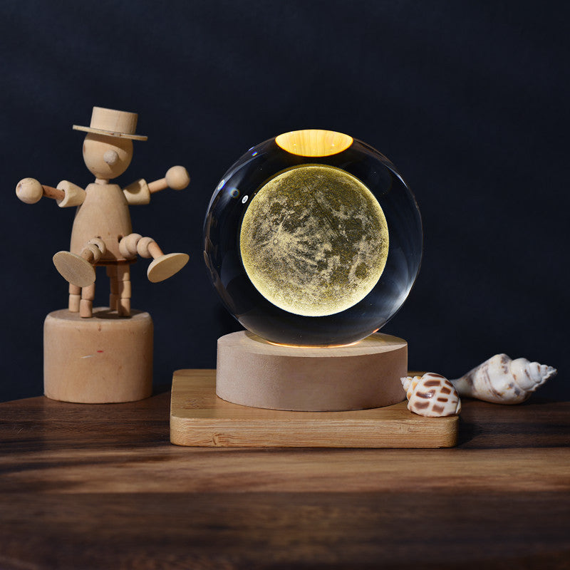 Creative 3D Solar System Galaxy Crystal Ball