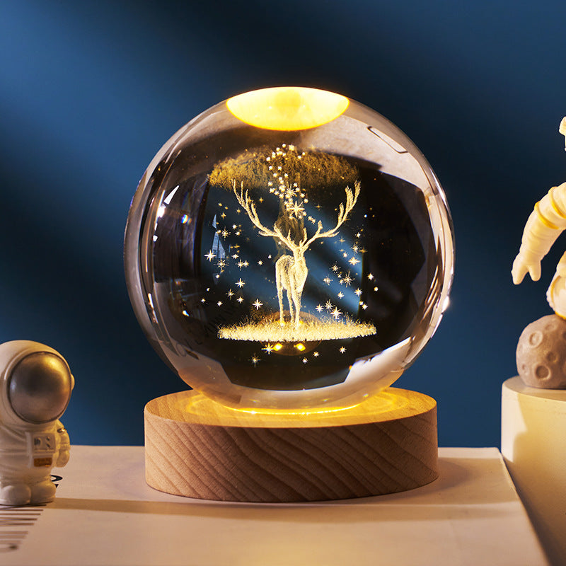 Creative Christmas 3D Crystal Ball