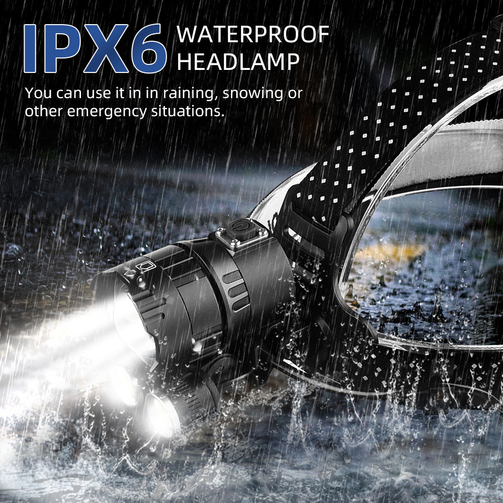 XHP160 LED Rechargeable Headlight for Outdoor