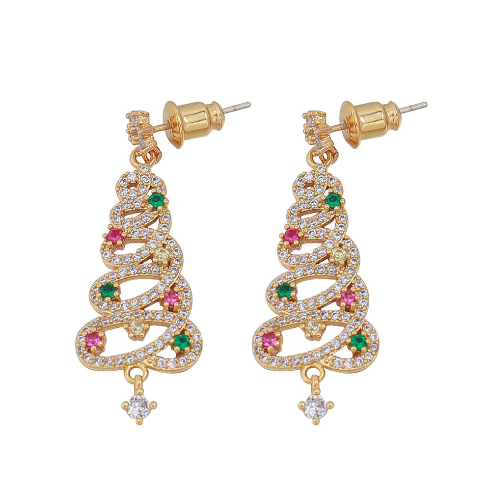 Stylish Christmas Tee Tassel Earrings