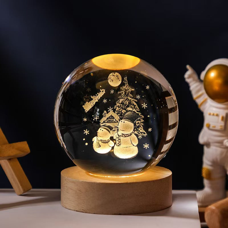 Creative Christmas 3D Crystal Ball