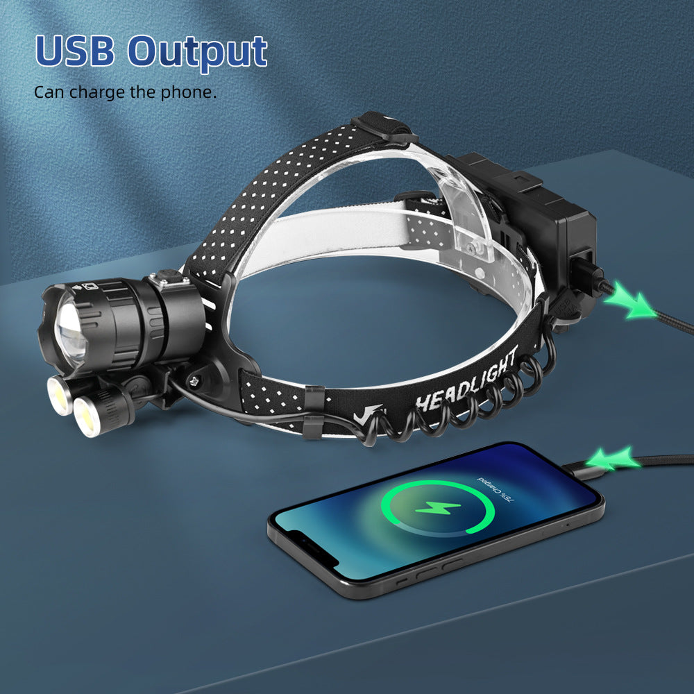 XHP160 LED Rechargeable Headlight for Outdoor