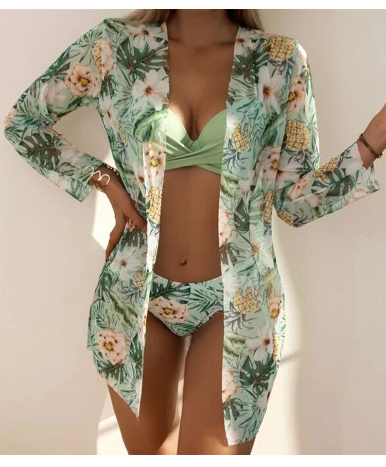 Women's Three-piece Bikini Set