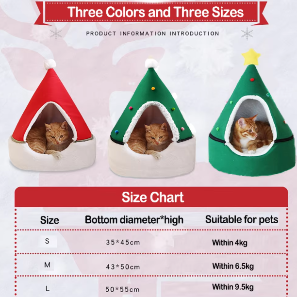 Christmas Tree Pet Party House