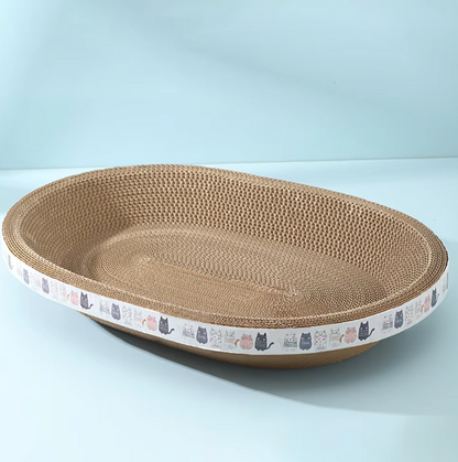 Cat Scratching Board Bowl