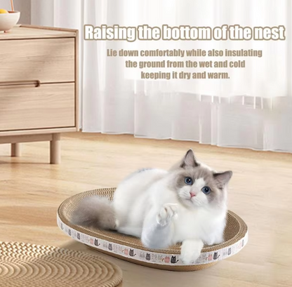 Cat Scratching Board Bowl