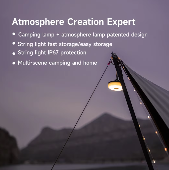 LED Outdoor Camping Lights with Small Lights String Lights