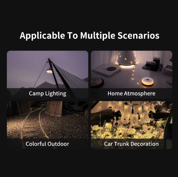 LED Outdoor Camping Lights with Small Lights String Lights