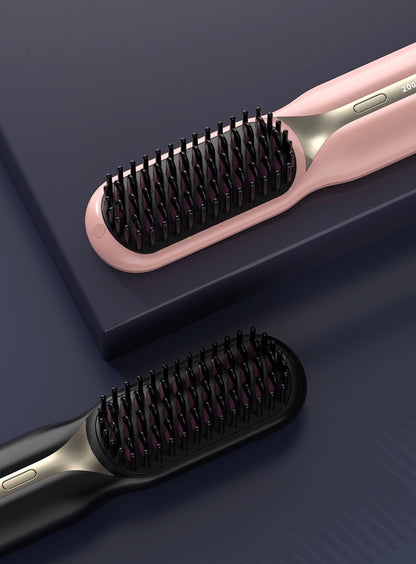 Portable Cordless Hair Straightener Brush