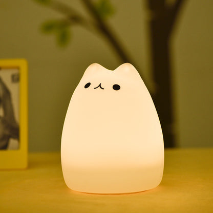 Cute Cat LED Color Changing Nightlight