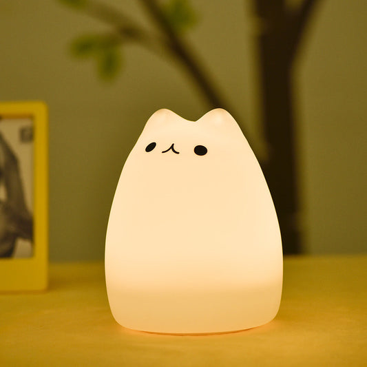 Cute Cat LED Color Changing Nightlight