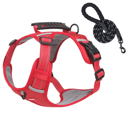 Pet Harness Vest Adjustable Control Chest Reflective