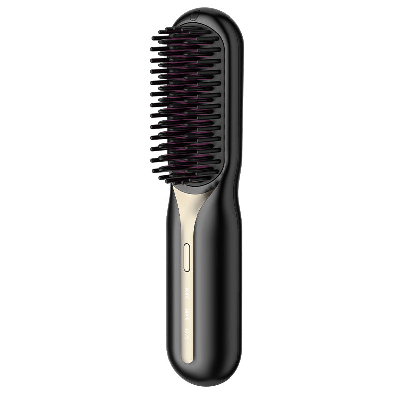 Portable Cordless Hair Straightener Brush