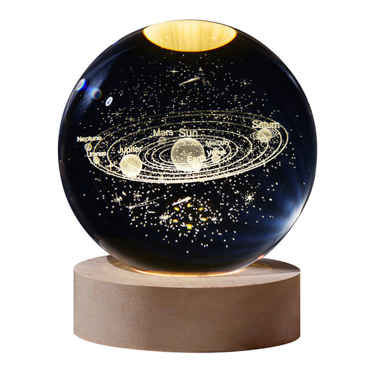 Creative 3D Solar System Galaxy Crystal Ball