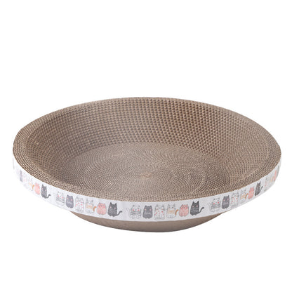 Cat Scratching Board Bowl