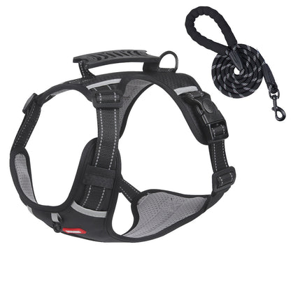 Pet Harness Vest Adjustable Control Chest Reflective