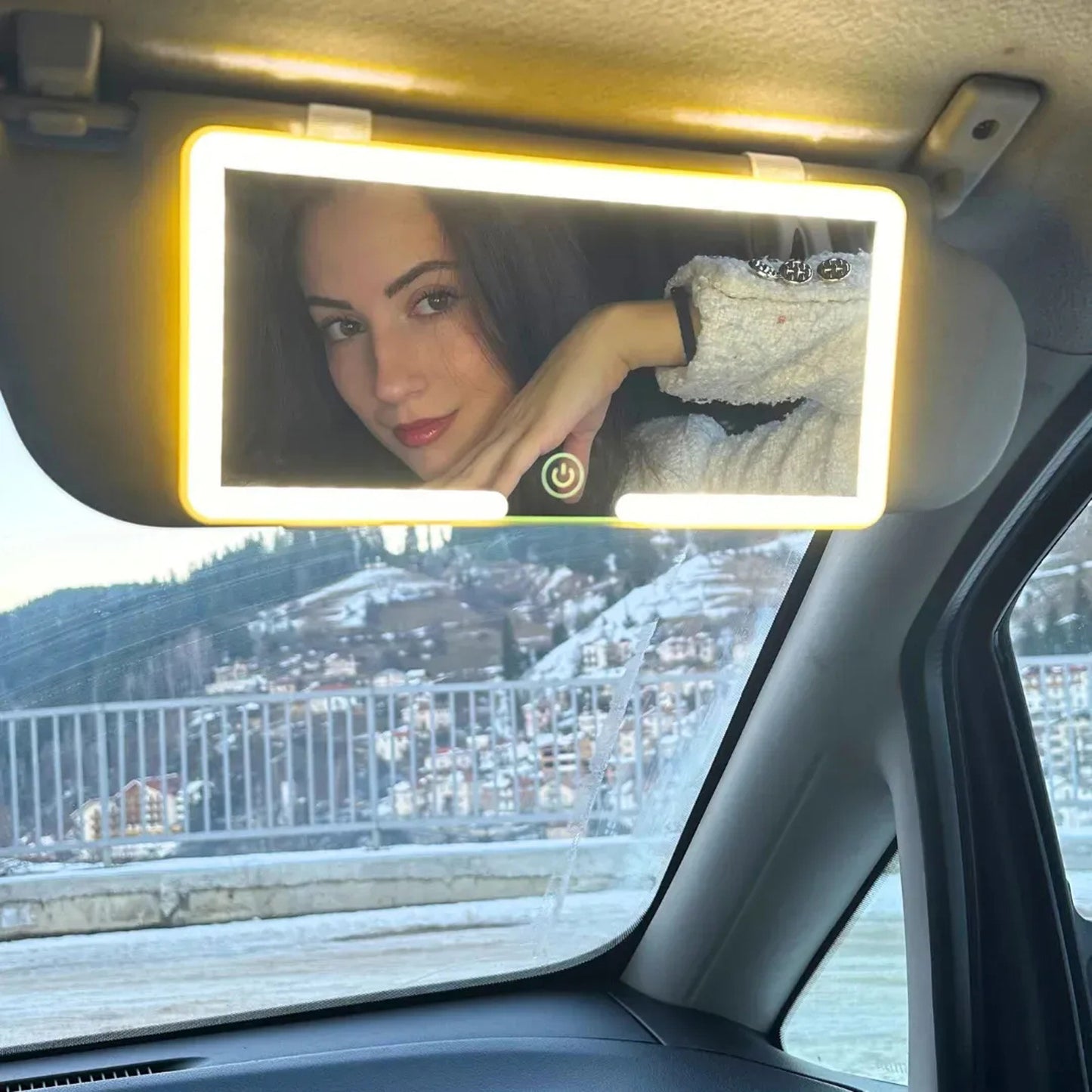 Car LED Vanity Mirror