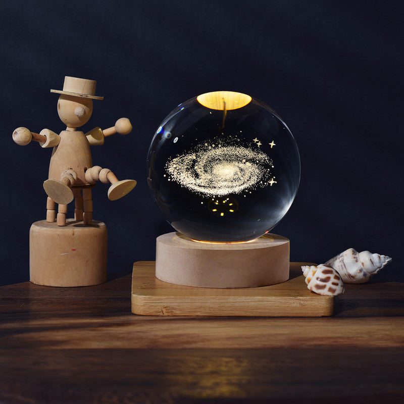 Creative 3D Solar System Galaxy Crystal Ball