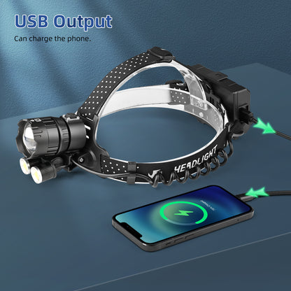 XHP160 LED Rechargeable Headlight for Outdoor